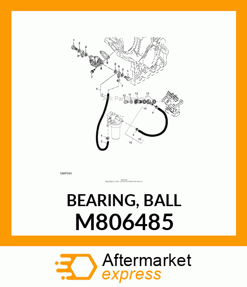 BEARING, BALL M806485