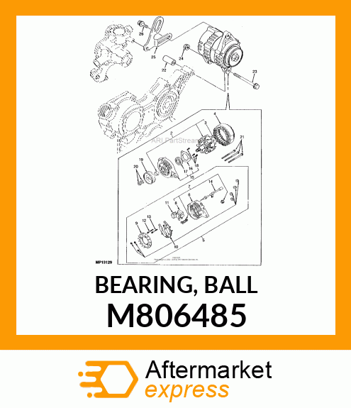 BEARING, BALL M806485