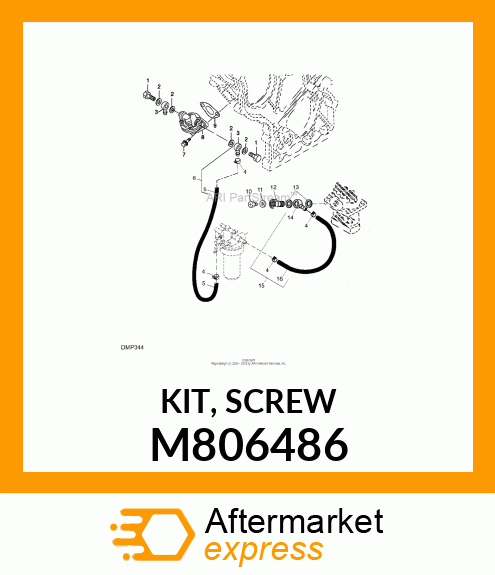 KIT, SCREW M806486