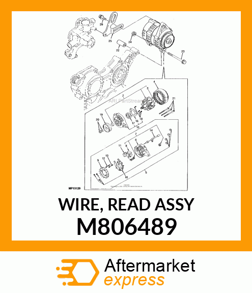 WIRE, READ ASSY M806489