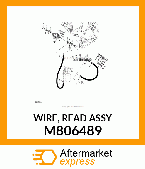 WIRE, READ ASSY M806489