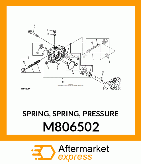 SPRING, SPRING, PRESSURE M806502