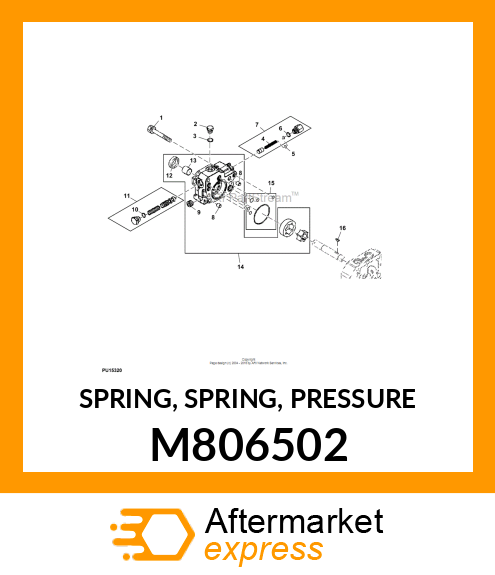 SPRING, SPRING, PRESSURE M806502