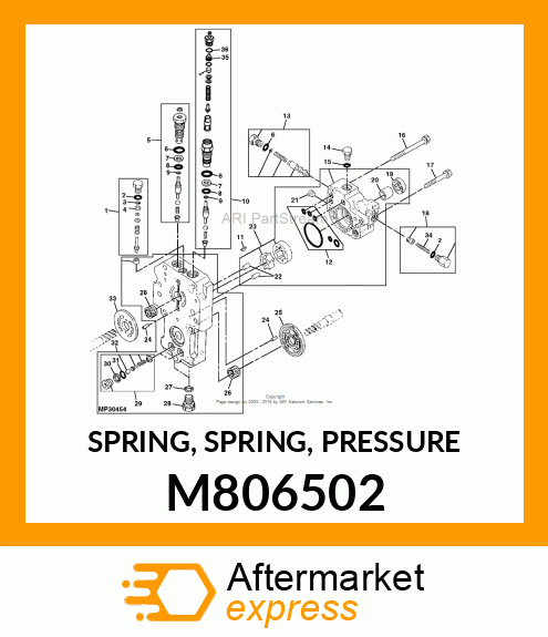 SPRING, SPRING, PRESSURE M806502