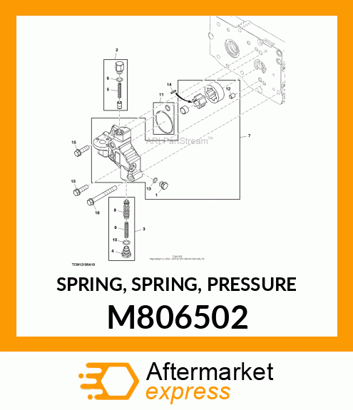 SPRING, SPRING, PRESSURE M806502