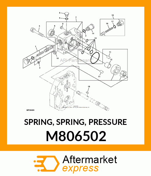 SPRING, SPRING, PRESSURE M806502