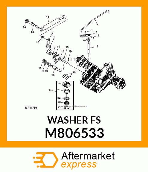 WASHER, THRUST M806533