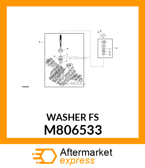 WASHER, THRUST M806533