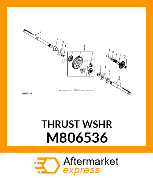 WASHER, THRUST M806536