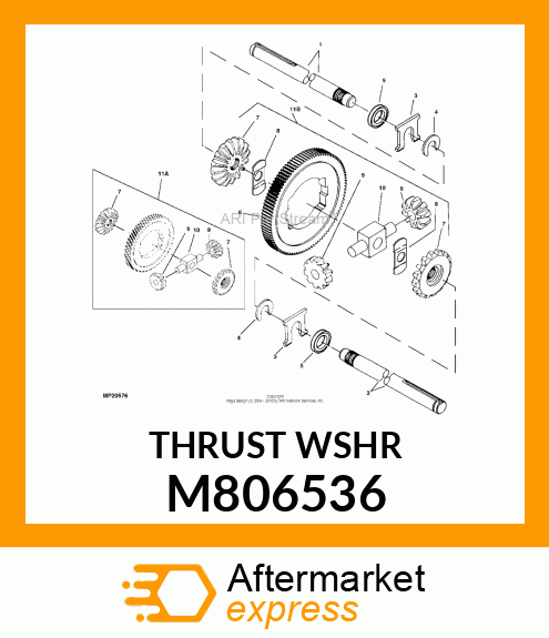 WASHER, THRUST M806536