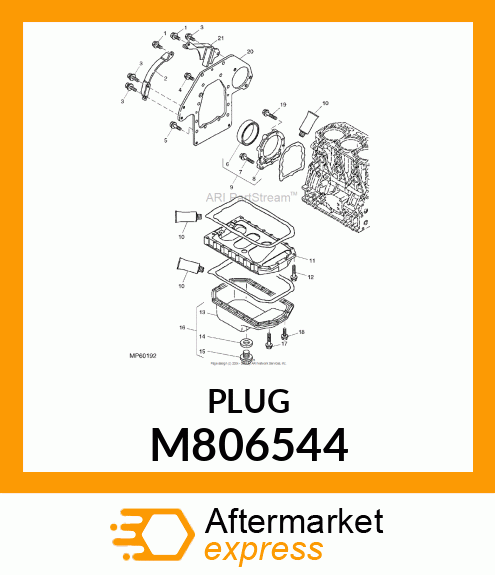 PLUG, DRAIN 22 M806544