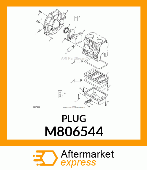 PLUG, DRAIN 22 M806544