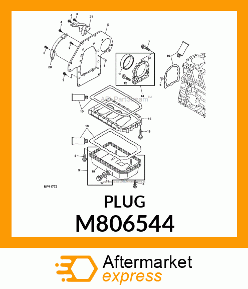 PLUG, DRAIN 22 M806544