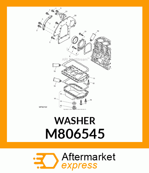 WASHER, SEAL 22 M806545