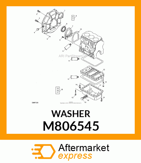 WASHER, SEAL 22 M806545