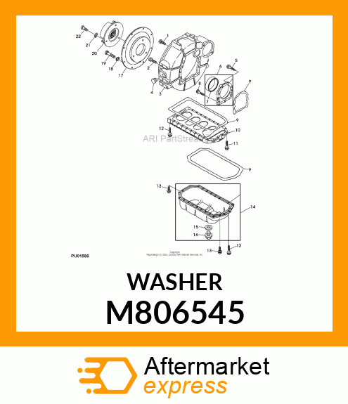 WASHER, SEAL 22 M806545