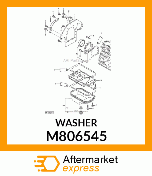 WASHER, SEAL 22 M806545