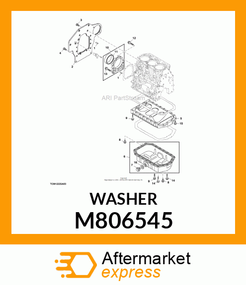 WASHER, SEAL 22 M806545