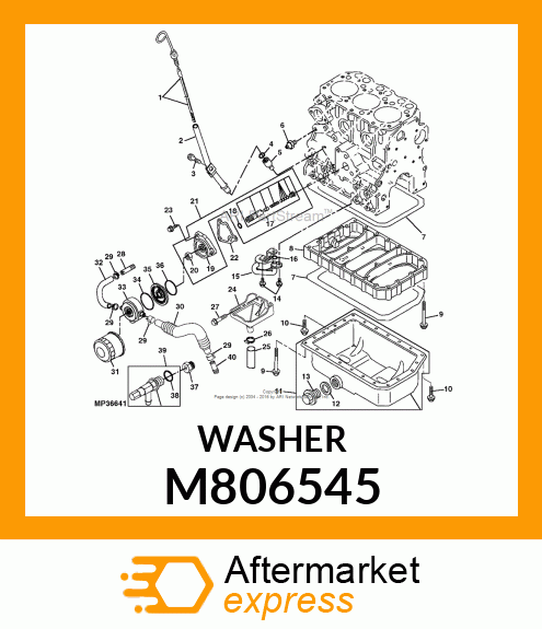 WASHER, SEAL 22 M806545