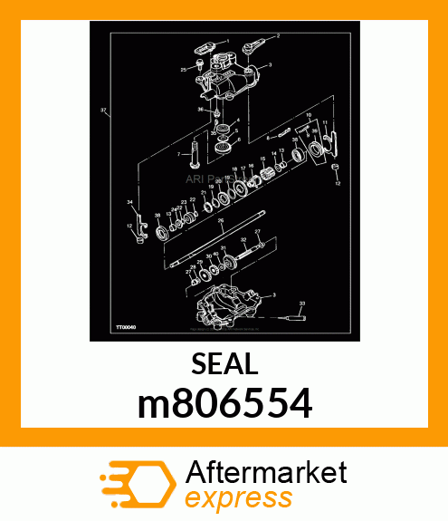 SEAL, OUTPUT SHAFT m806554