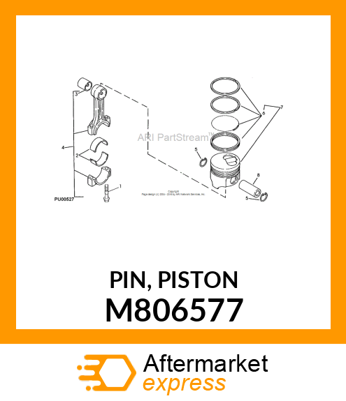 PIN, PISTON M806577