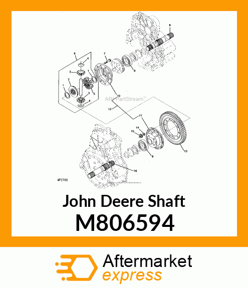 SHAFT, RH M806594