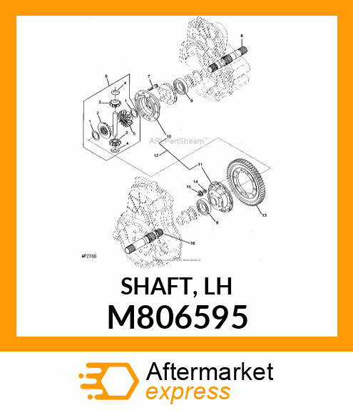 SHAFT, LH M806595