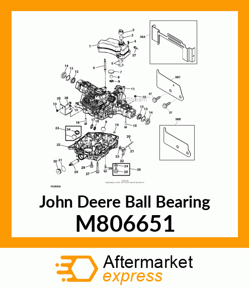 BEARING, BALL 25.375ID X 47OD X 12W M806651