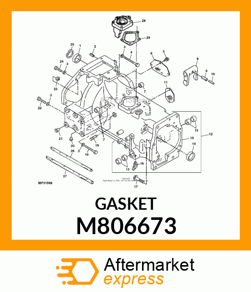 GASKET, RETAINER M806673