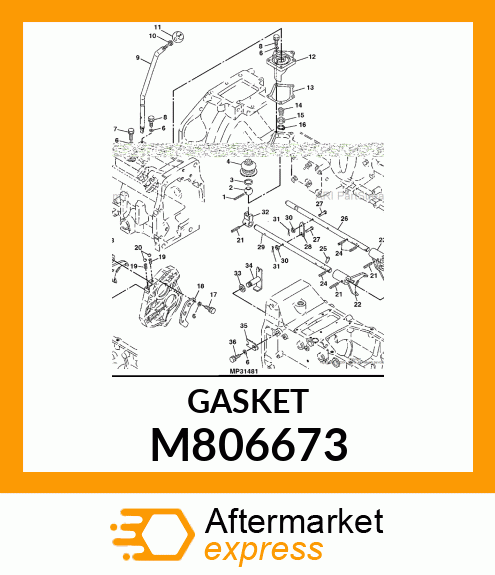 GASKET, RETAINER M806673