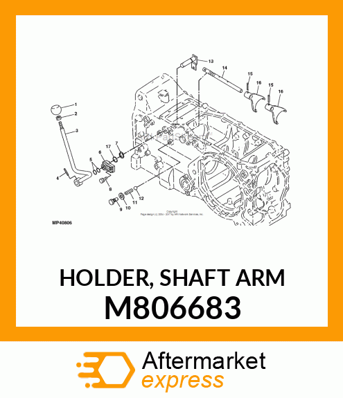 HOLDER, SHAFT ARM M806683