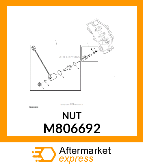 NUT, NUT, PLASTIC M806692