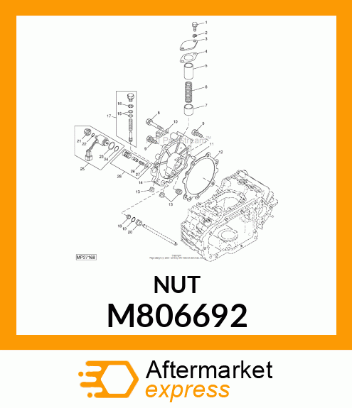 NUT, NUT, PLASTIC M806692