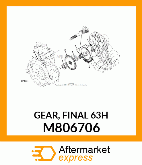 Gear M806706