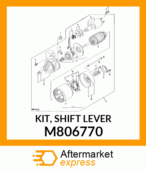 KIT, SHIFT LEVER M806770