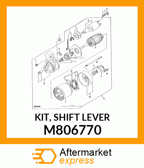 KIT, SHIFT LEVER M806770