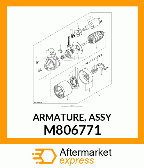 ARMATURE, ASSY M806771