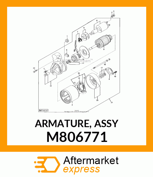 ARMATURE, ASSY M806771