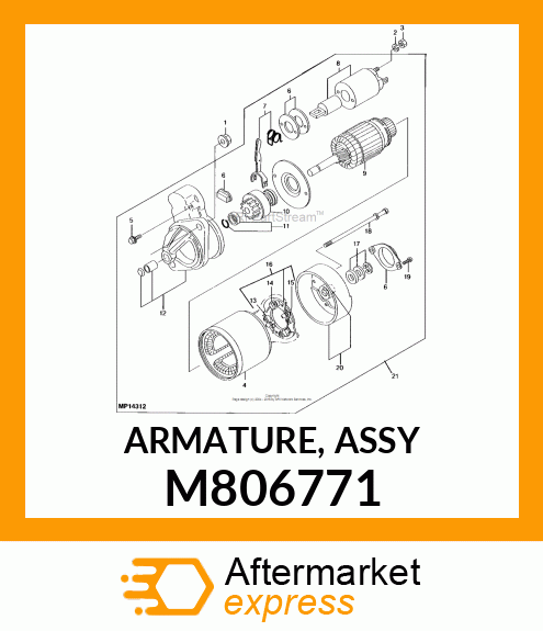 ARMATURE, ASSY M806771