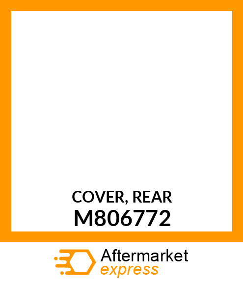 COVER, REAR M806772