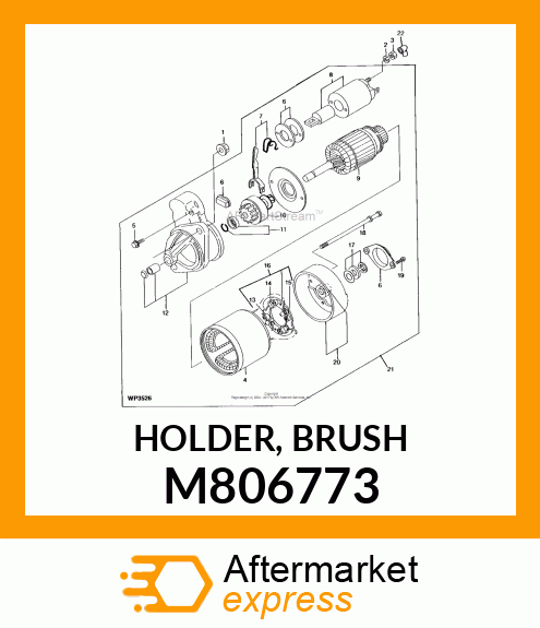 HOLDER, BRUSH M806773