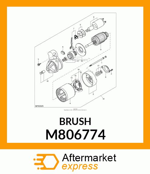 BRUSH M806774