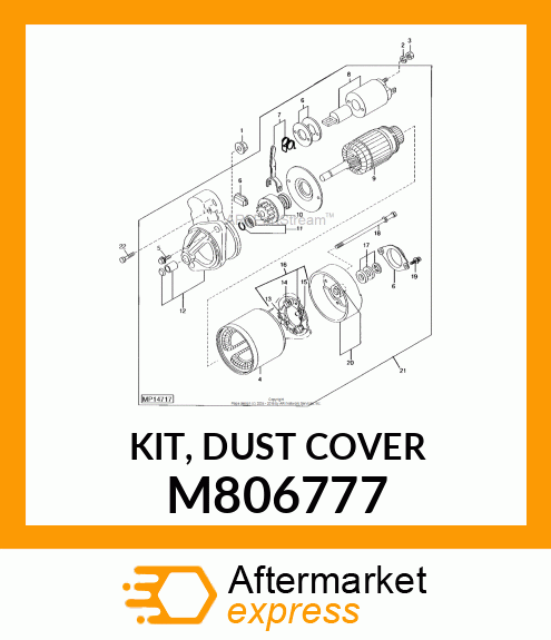 KIT, DUST COVER M806777