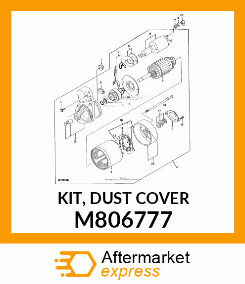 KIT, DUST COVER M806777