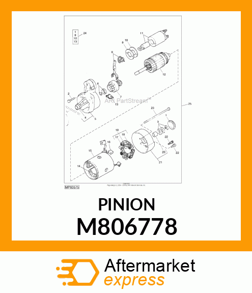 PINION ASSY M806778