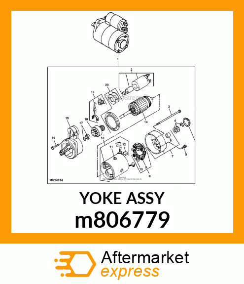 YOKE ASSY m806779