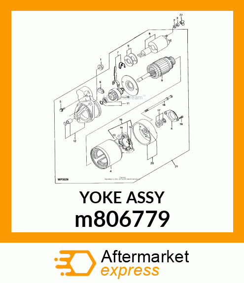 YOKE ASSY m806779