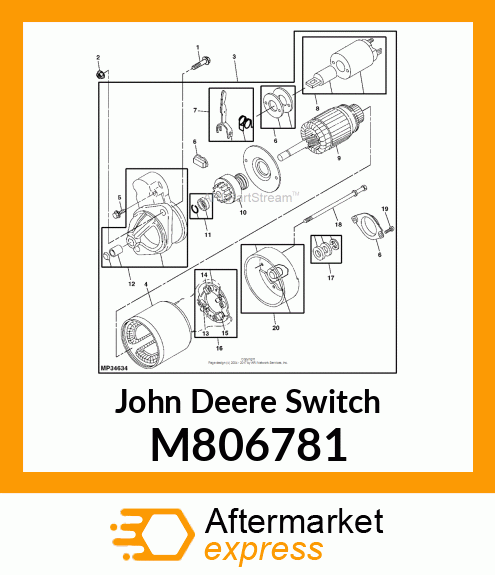 SWITCH, MAGNETIC COMPLETE M806781