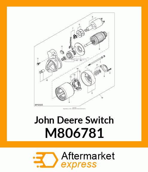 SWITCH, MAGNETIC COMPLETE M806781