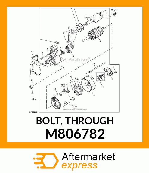 BOLT, THROUGH M806782